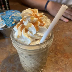 Ice caramel  macchiato