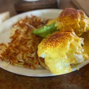 Crab cake Benedict