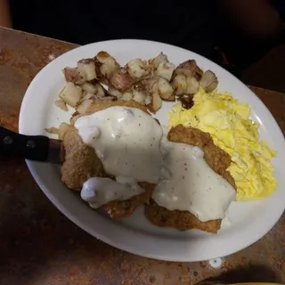 1/2 LB Chicken Fried Steak Platter