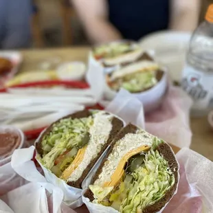 Chicken cashew sandwich