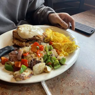 country Southern Fried Steak Lunch