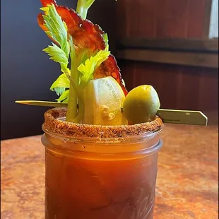 From the &quot;Sippin&apos; on the Bayou&quot; side of the menu, I went with a &quot;Bayou Bloody Mary&quot; for my appetizer.