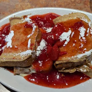 Strawberry toast