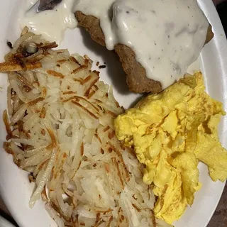 1/2 LB Chicken Fried Steak Platter