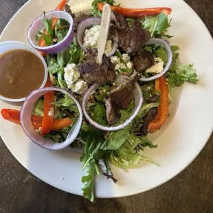 Steak and Greens