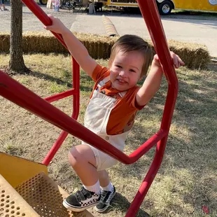 Nothing beats a playground for a 3-year old. :-)
