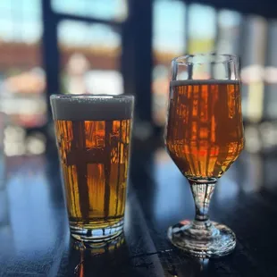 Vanilla oak on left and Punk lemonade cider on right