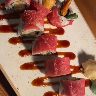 Surf and Turf Sushi
