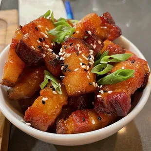 Pork belly - only available downstairs!