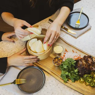 pork bao buns