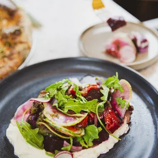 Beet salad with whipped feta