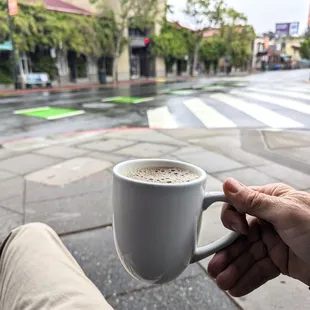 A coffee with a view