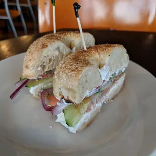 Lox Bagel Sandwich