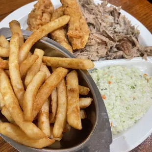 Chicken fingers and bbq