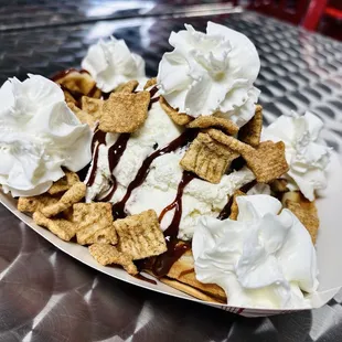 Belgian Waffle Sundae