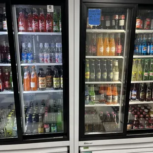 A lot of sodas