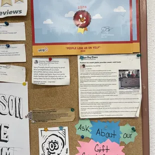 Their brag board...I can see why they won multiple outstanding reviews...i hope they continue to reap the awards &amp; accolades they deserve