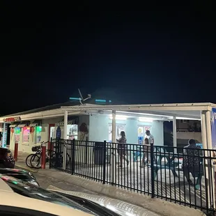 Outside seating