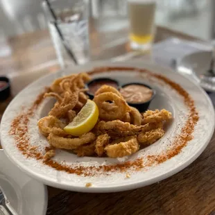 Tasty calamari
