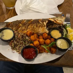 Whole Rock Fish ! Looks good , you will have to try it yourself