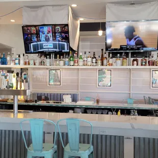 Bar with seating on three sides