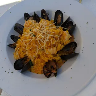Seafood risotto