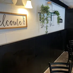 Refreshed dining area