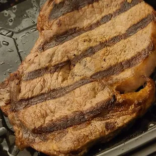 Rib eye through uber  eats