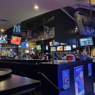 Bar area, by the stairs.