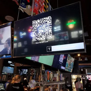 bar with qr code