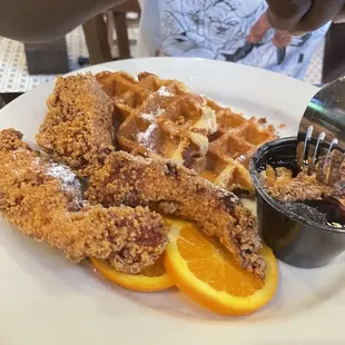 Chicken and Waffles