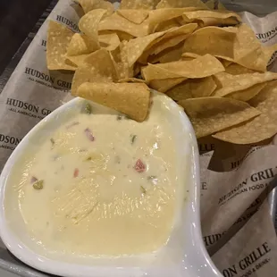 Chips and queso.