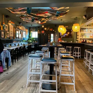 Really fun interior. Welcoming bar &amp; staff. Very clean.