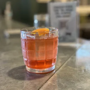 Banana twist on a Boulvardier