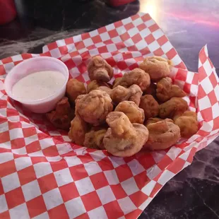 Fried Mushrooms.
