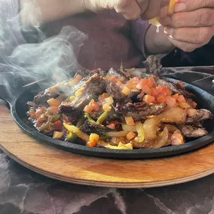 Fajitas-Chicken or Beef