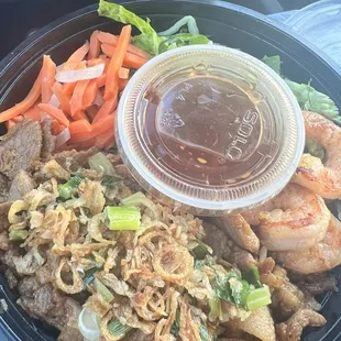 Pork and shrimp vermicelli