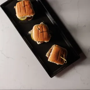 Boston&apos;s best black bean sliders