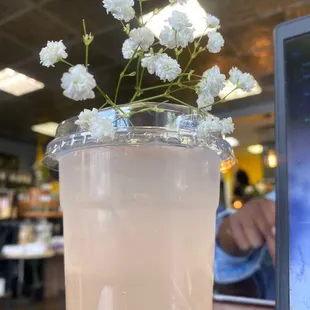 Drink of the day: Peach Rose Lemonade
