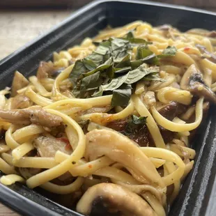 Exotic mushroom pasta