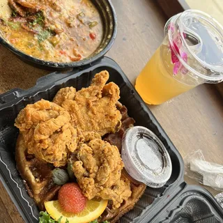 Creole style shrimp and grits