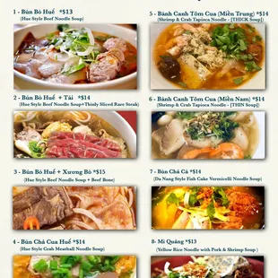 Menu (pg 1) as of 10/8/23