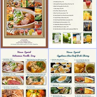 Updated menu as of October 4th, 2023. Restaurant is closed every Tuesday.