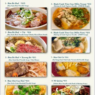 Menu part 1