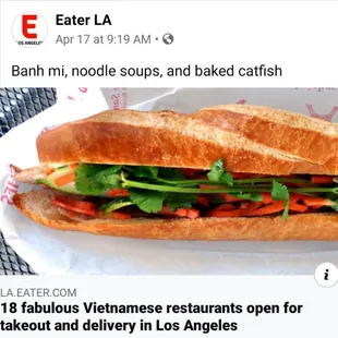 Thank you Eater LA for including Pho Hue Oi.