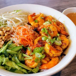 Bun Tom Nuong (grilled shrimp)
