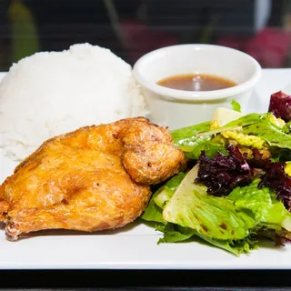 C8. Com Ga Roti Plate