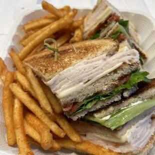 Turkey sandwich.