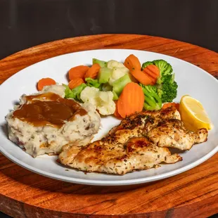 Rosemary chicken dinner