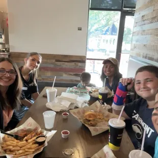 Good eats after tuff football game. So delicious!